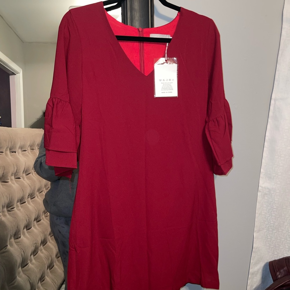 Red dress